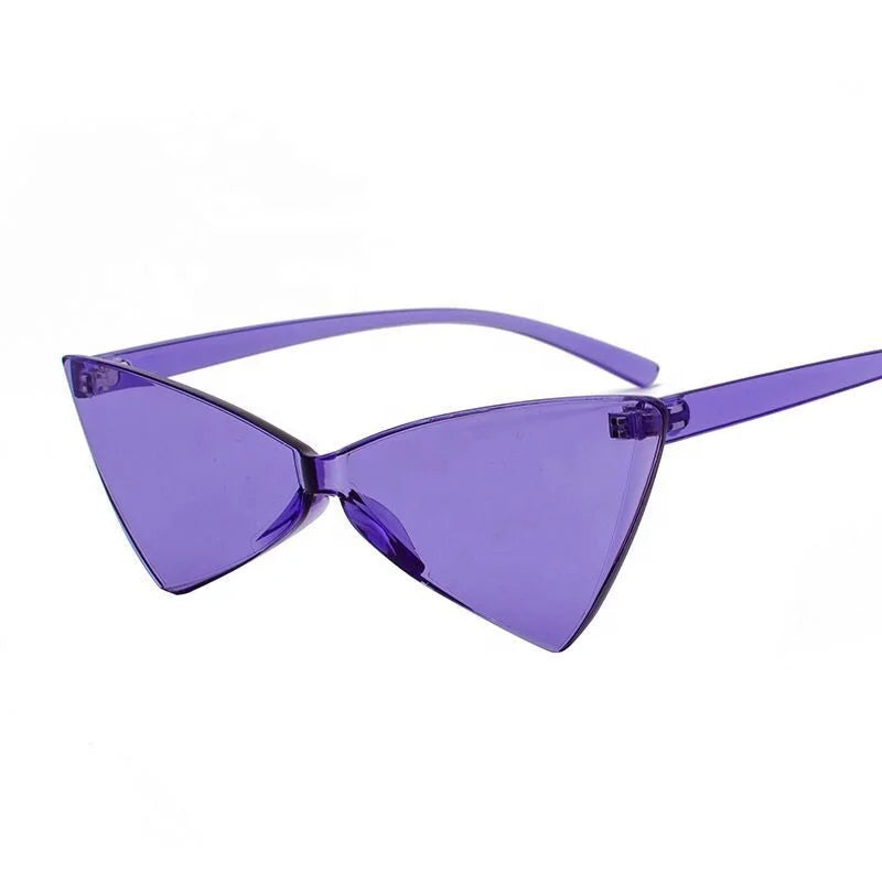 2022  Wholesale Cat Eye Frame Street Sun Glasses Women Popular Vintage Cheap China Sunglasses
