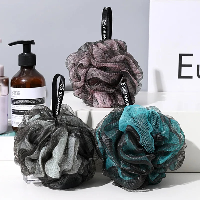 Extra Large Mesh Pouf Soft Scrubber for Men and Women Exfoliate With Big Gentle Cleanse in Beauty Bathing Accessories