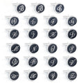 Men's Classic Artistic Titanium Cufflinks Personalized with English Letters for Gifts and Party