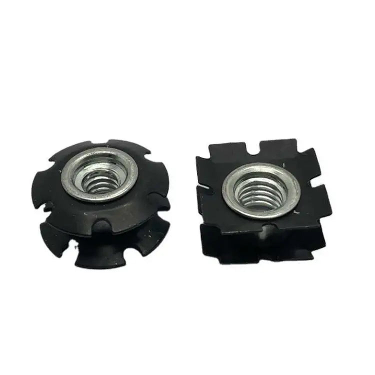 Factory Price M5-M12 Double Spring Threaded Star Nut Tube Insert Connectors Round Tube End Connectors for Mining