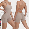 Women's Custom Logo Quick Dry Gym Fitness Bodysuit & Yoga Jumpsuit Sports Bodysuits & Jumpsuits One Piece Design