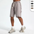 Men's Loose Design Summer 4300G Cotton Jogger Batik Washed Shorts Custom Logo Heavyweight 100% Shorts Masculinos