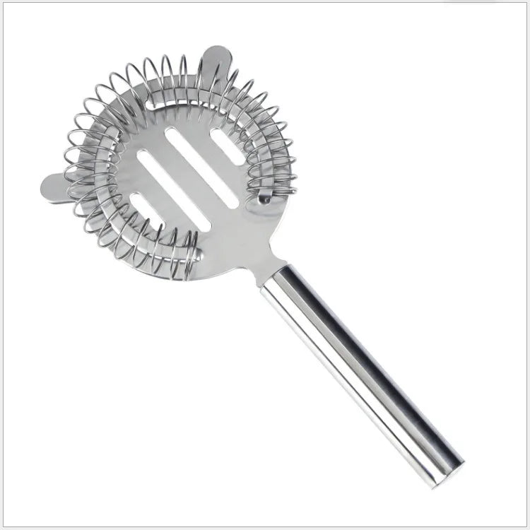 Stainless Steel Ice Filter Cocktail Shaker Ice Colander Bar Tools Strainer