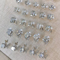 Premium 3D Diamond Decoration Nail Rhinestones Versatile Summer Butterfly Zircon Rock Sugar Pearl Finish Made of Alloy