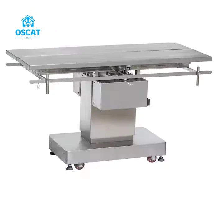 OSCAT Veterinary Equipment Whoel 304 Stainless Steel Electric V-top Full-automatic Constant Temperature Operating Table MegaBDM