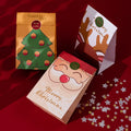 Christmas Biodegradable Craft Gift Bag & Box Portable for Design Creative Wrapping Paper Box for Candy and Candle