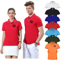 DOVEARK Summer Custom Embroidery Logo 2-Buttons 100%Polyester Ice Silk Cotton Blank Group Short Sleeve Unisex Men's POLO Shirt