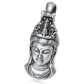 Wholesale 925 Sterling Silver Buddha Pendant Men's Vintage Bodhisattva Pendant Necklace Amulet Fine Jewelry DIY