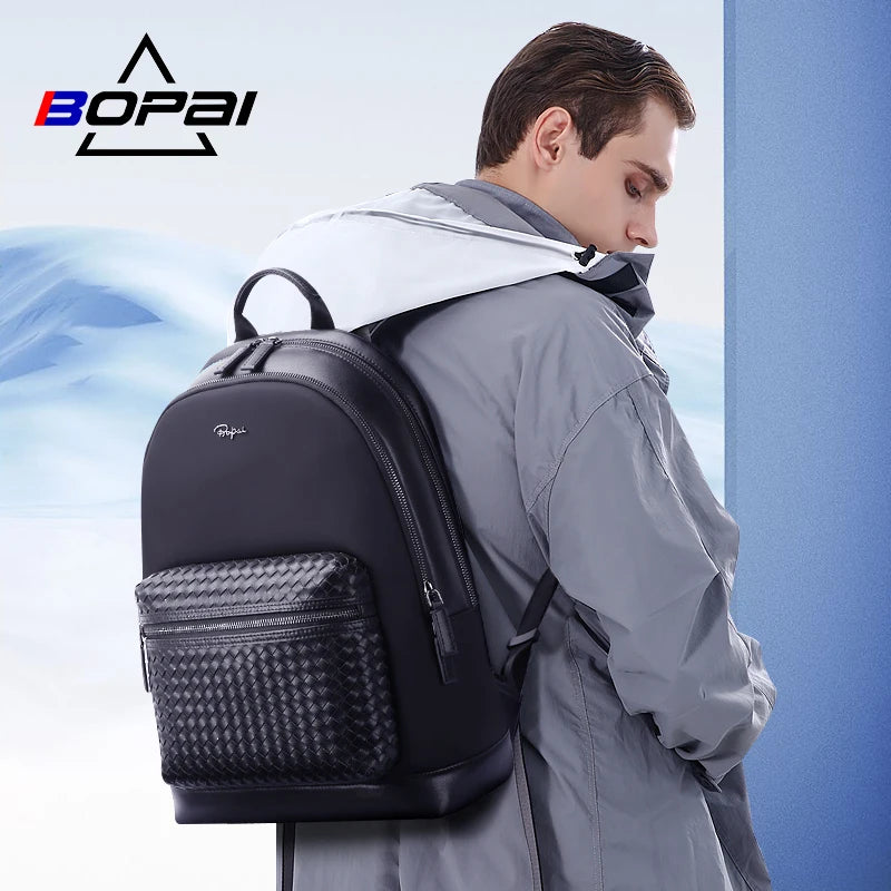 Bopai New Designer Men Waterproof Lightweight Commute Business Laptop Rucksack Casual Backpack