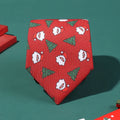 Wholesale Best Selling Lot Stock Christmas Neck Ties Xmas Festival Santa Claus Red Ties Christmas Tree Corbata De Navidad