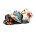 Landfond Outdoor Cartoon UV protection Hats Sun Dinosaurs Printing Cap Bucket Hats