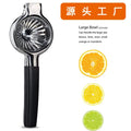 Lemon Squeezer 304 Stainless Steel Large Manual Juicer Citrus Press with Super Large Bowl and Silicone Handles Manual