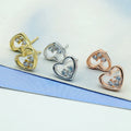 Hot Sale 18K Gold Plated Earrings Jewelry Stud Earrings Trendy Earrings Women 925 Silver Jewelry