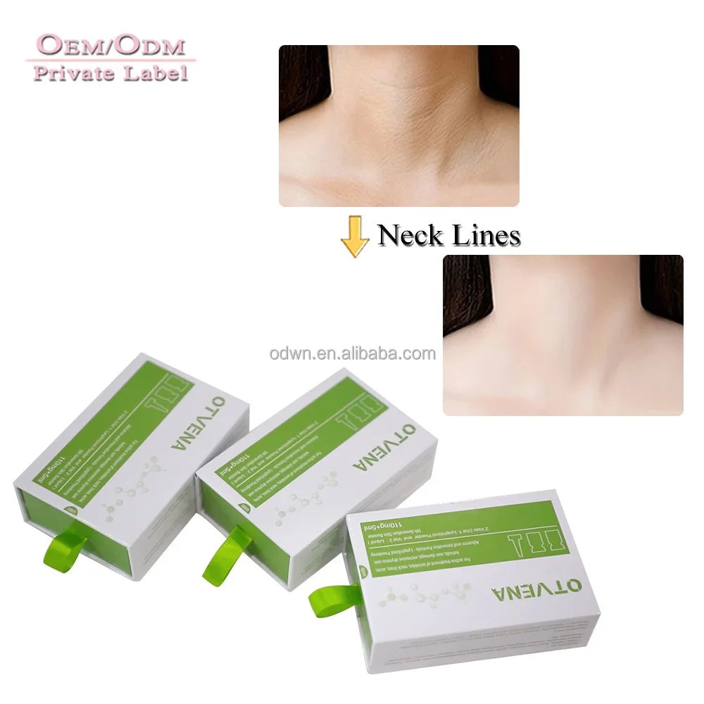 OTVENA 5ml Delay Aging Anti Wrinkle Sponge Spongilla Spicule Serum Blue Copper Peptide Powder Serum
