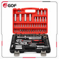 94pcs Durable Metal Ratchet Wrench Socket Set Multi-functional Auto Repair Tool Kit with OEM Hard Case Hand Tools Vehicle Use