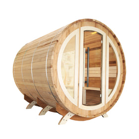 Luxury Sauna Barrel Sauna With Wood Stove