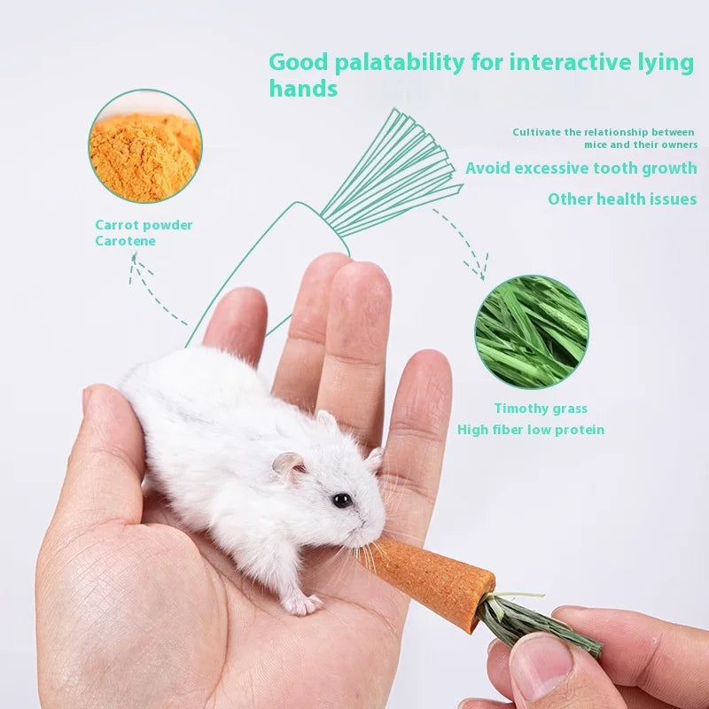 Hot Selling Natural Botanical Ingredients Chewable Teeth Cleaning Hamster Food