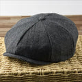 MIO Best Selling Luxury Designer Beret Hat for Men Newsboy Tweed for Winter Sports Casual and Party Scenes