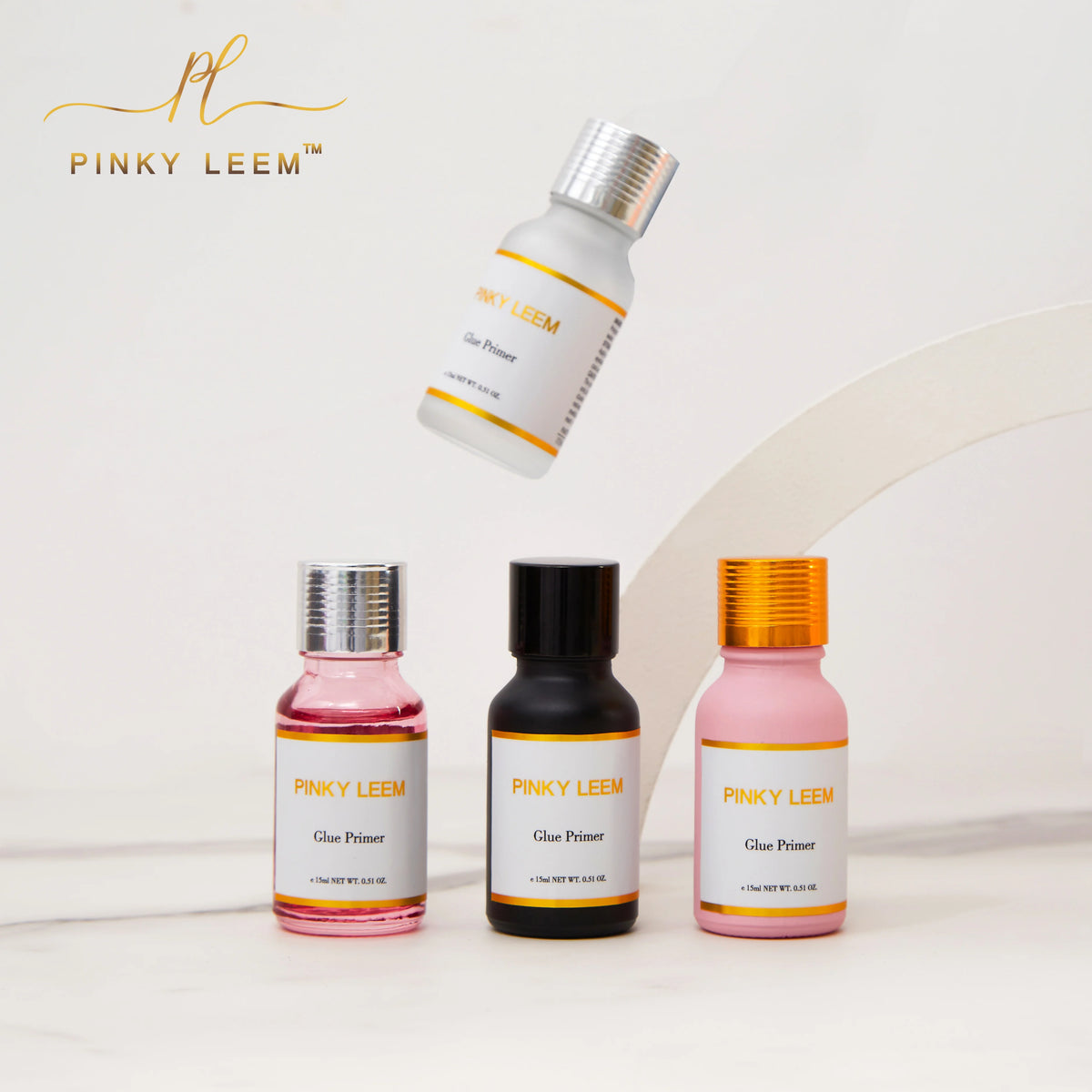 Pinky Leem Custom Wholesale Eyelash Glue Improve Glue Bonding Lash Primer Private Label Eyelash Primer