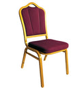 Wholesale Stackable Steel Dining Banquet Chair for Sale Stacking Hotel Iron Banquet Hall Chair Durable  Wedding Banquet Chair
