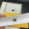 Wholesale Price Moissanite 9X11mm Champagne Radiant 5CT Loose Moissanite With GRA Certificate for Making Diamond Ring