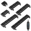 1/2/3/4/5/6 Heads Aquarium Fan Adjustable With Controller Aquarium Water Chiller DC Aquarium Cooling Fan
