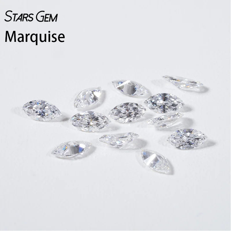 Wholesale Price Lab Grown HPHT Diamond DEF Marquise Cut Loose Lab Grown Diamonds