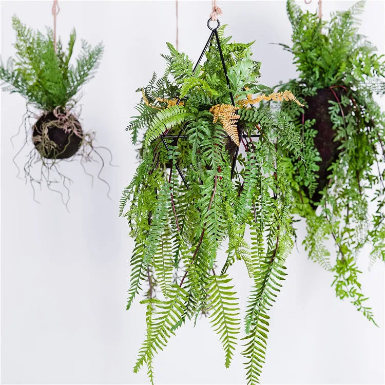 Wholesale Fashionable Decorative Leaves Hanging Plate Wedding Decoration Plastic Plant 72 Pieces/Pack