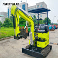 SECSUN Farm Garden 2 Ton 1.5 Ton 1 Ton Battery Micro Electric Diggers 1000kg Electric Mini Excavator with Attachment Optional