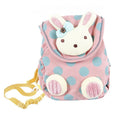 In Stock Pink Toddler Backpack Anti-lose Leash Kid Bag Cute Cartoon Rabbit School Bags Children Kids Backpack