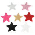 Wholesale Embroidered 3D Iron-On Colored Five Pointed Star Sequin Patches for Garment