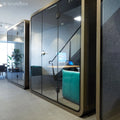 Tempered Glass Quiet Working Portable Soundproof Office Booth