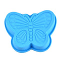 Single Butterfly Silicone Cake Mold DIY Handmade Soap Mold and Ice Cube Tray OPP Bag Packaging