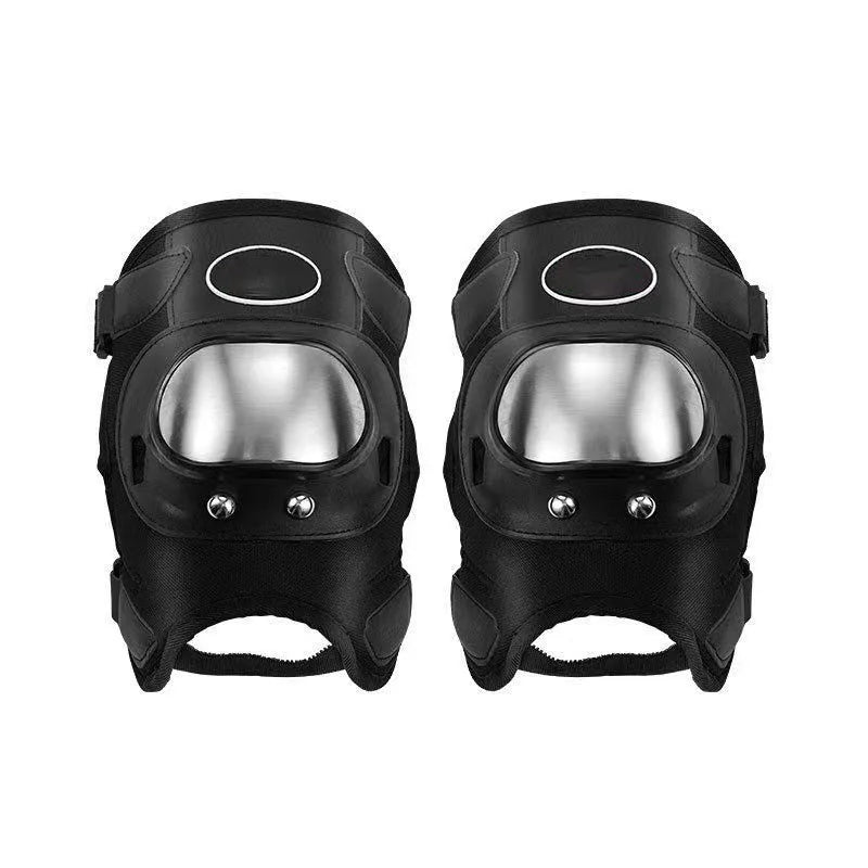 Short Stainless Steel Protective Gear Cycling Cross-Country Road Mountain Climbing Four-Piece Set Wear-Resistant Elbow Knee Pads
