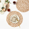 Hot Sale Wrap-around Paper Place Mat Paper Rope Mat Hand-woven Heat Insulation Pad Circular Mat Coasters