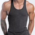 LL- HXB1 Summer Clothes Man's Sleeveless Leisure Sports Vest Solid Color Sportswear Fitness Yoga Wear Custom logo
