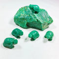 2025 Crystal Crafts Gemstone Carvings Semi Precious Stone Green Aventurine Turtle Animal Carving