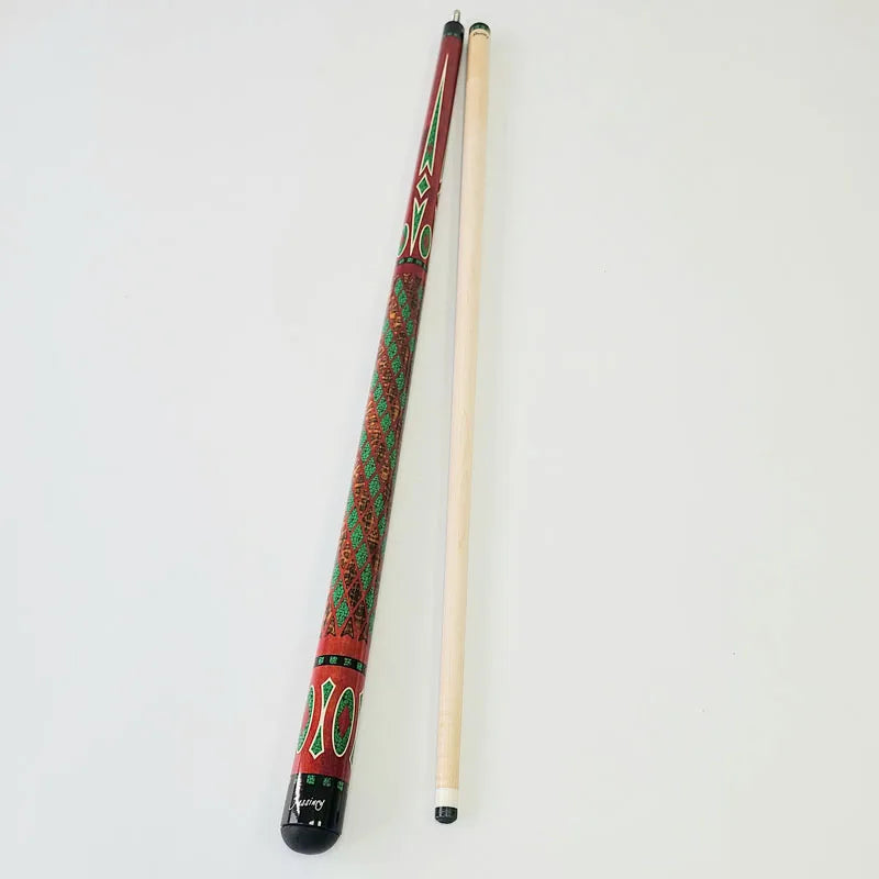 Xmlivet Decal Design Carom Cues Tip Size 12mm Pool Cue Sticker With Radial Pin 142cm Long Maple Wood 1/2 Split Carom Cues