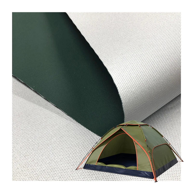 Silver Coated Woven Plain Windproof Nylon Oxford Fabric for Blackout Curtain Tent Waterproof Anti-UV Heat-Insulation