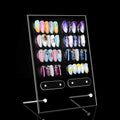 Hot Sale False Nail Tips Nails Art Display Stand Magnet Clear Acrylic Nail Art Display Board Art Showing Holder