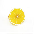 Wholesale Fruit Napkin Holder Watermelon and Lemon Napkin Ring for Hawaiian Party Decorations