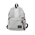College Style Leisure Backpack Korean Version Simple Striped Double-shoulder Bag Suitable for Men and Women Sports Bags