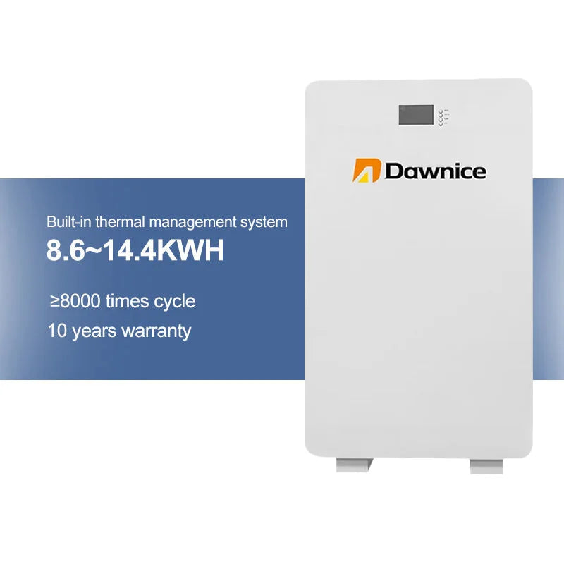 51.2V 100Ah 5kw 10kw 15kwh Power Wall for Home Energy Storage Solar System LiFePO4 Wall Mounted Batteries for Residential