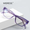 MORESE 2155 TR90 Small Square Shape Frame Fashion Glasses for Women