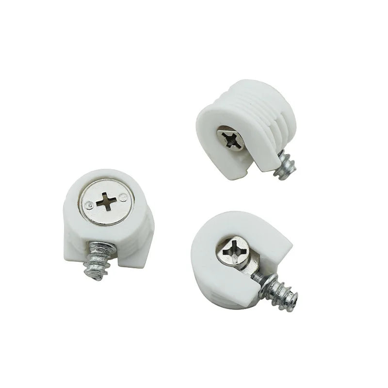 Kitchen Hardware Furniture Wardrobe Inside Cabinet Fastener Plastic Wood Shelf Support and Connectors