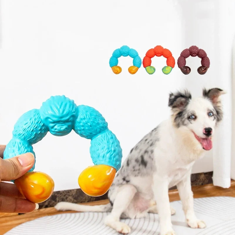 New Dog Pet Chewing Toys for Aggressive Chewers Indestructible Rubber Nylon Teeth Cleaning Dog Bone Chew Toy for Dogs