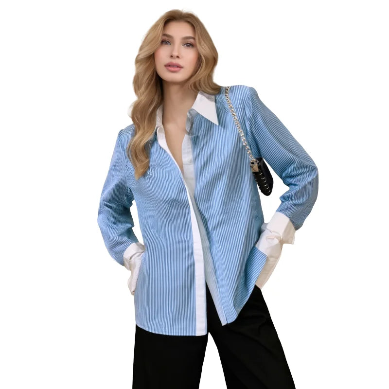 Elegant Collared Shirt for Women Classic and Stylish  Suitable for Office Casual and Evening Parties Perfect Fit Made of High