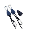 1/8" Rope Ratchet Light Hanger Hydroponic for System Grow Kit with Strong Plastic Frame and 150lbs Capacity