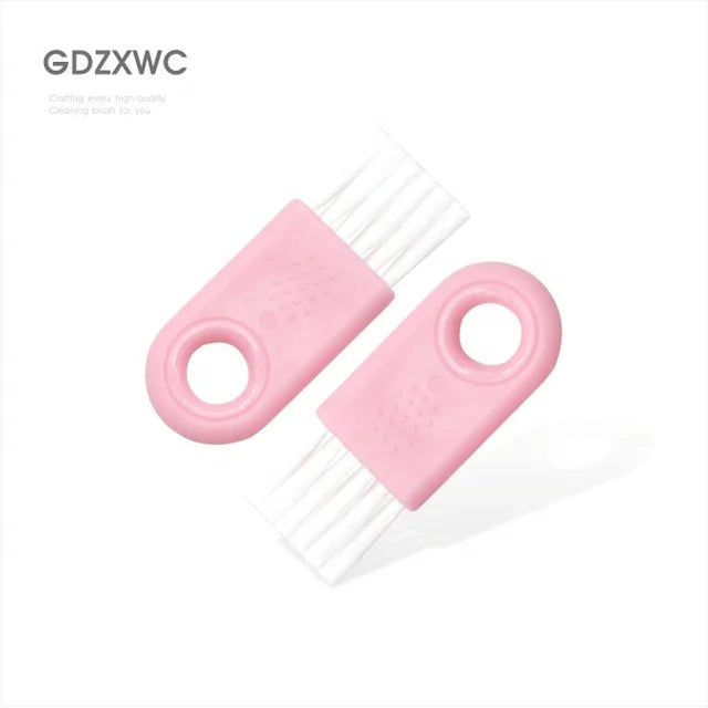 Antiskid Design Pink Mini Razor Brush Knife Shaver Cleaning Brush Small Daily Use Trending Cleaning Keyboard Tool