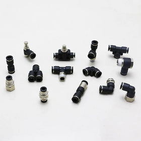 PL Pe Pcf Plasti Nickel Plating Pneumatic air Brass Pipe Fitting